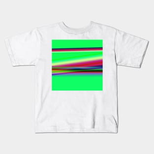 red blue green texture art Kids T-Shirt